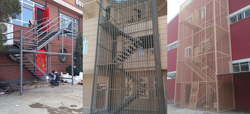 yangın merdiveni, yangın merdiveni gaziantep